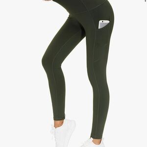 Olive Green Women's Leggings
